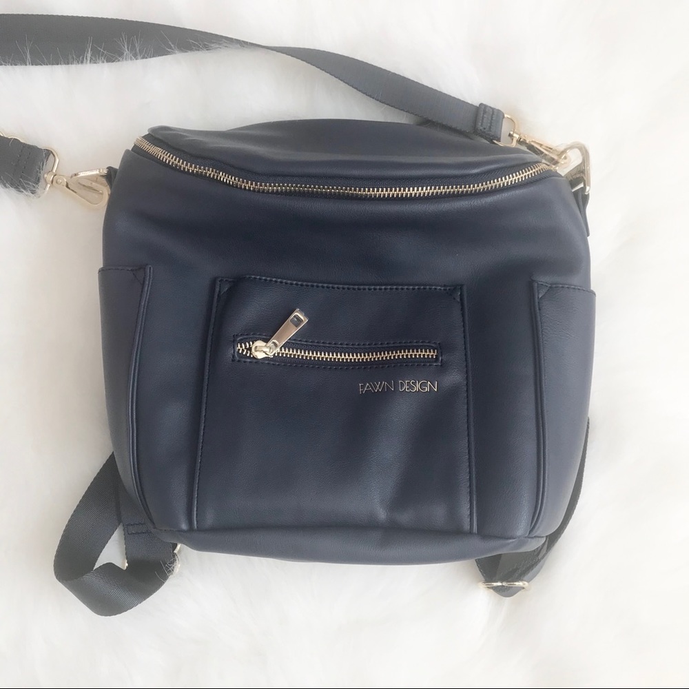 Fawn Design Mini Diaper Backpack Navy